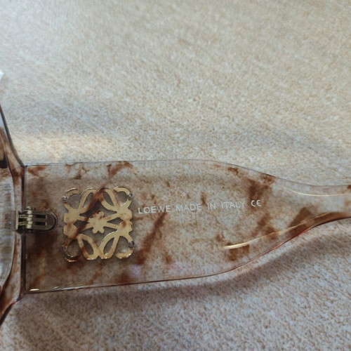Loewe sunglasses new, brown transparent tortoise acetate frame
