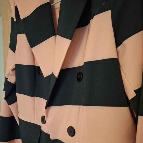 Trilogy blazer like new, blue and soft pink