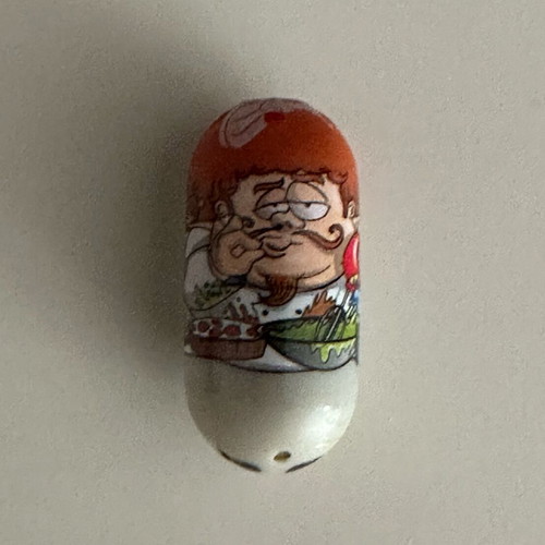 Mighty Beanz collectible set with weird monster characters, like new