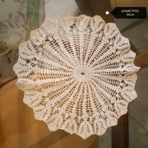 Crocheted doilies handmade new with granny's vintage style