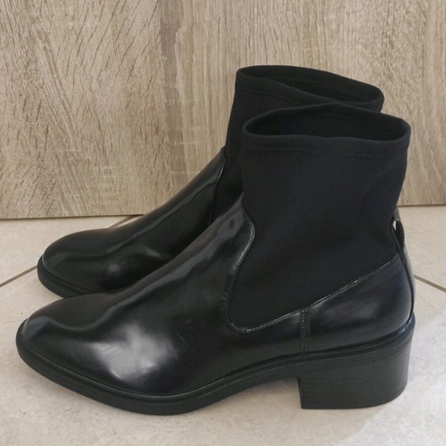 Bershka ankle boots new, black, size 40, galoshes style