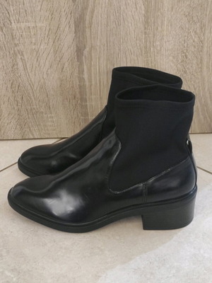 Bershka ankle boots new, black, size 40, galoshes style