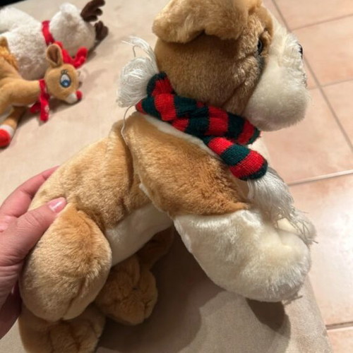 Christmas plush toys like new, set of 3