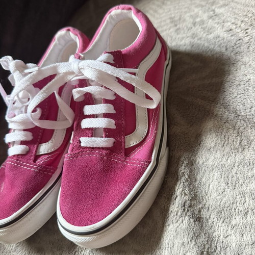 Vans athletic shoes used, size 33, pink
