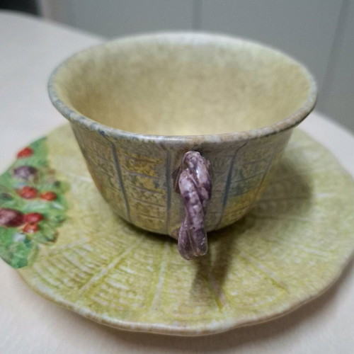 Italian handmade ceramic cups set of 2 new