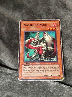 Masked Dragon Yu-Gi-Oh! card used