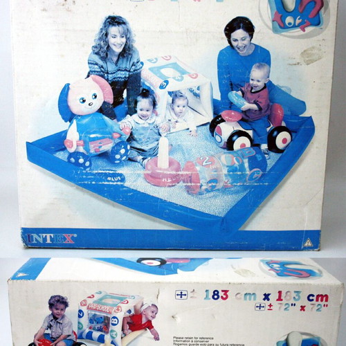 Vintage 2001 Large Inflatable Playset 183x183cm Intex new