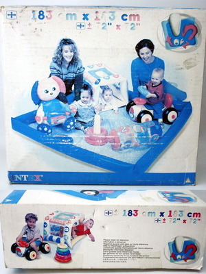Vintage 2001 Large Inflatable Playset 183x183cm Intex new