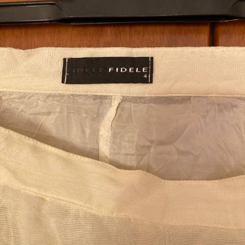 Fidele Women's Long Skirt Beige Like New