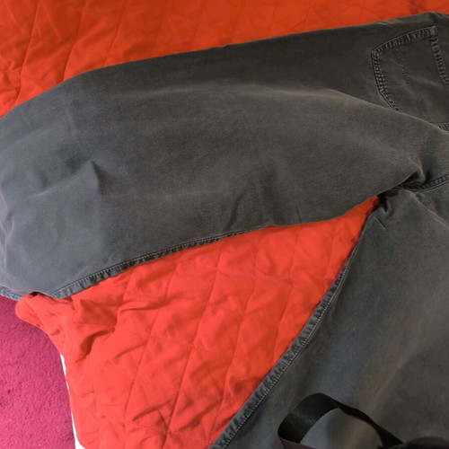 Boss pants used, gray, fabric