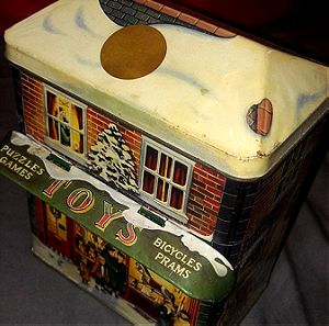 Πολύ όμορφα vintage μεταλλικά κουτιά για μπισκότα