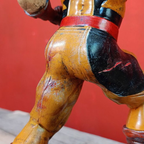 Wolverine figure 30 cm like new with wooden base diorama