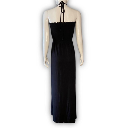 Black maxi dress Tally Weil used, size S, cotton