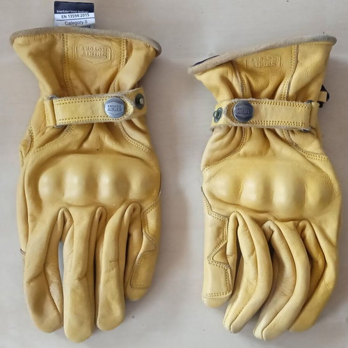 Spirit Motors Leather Motorcycle Gloves No 9 L used