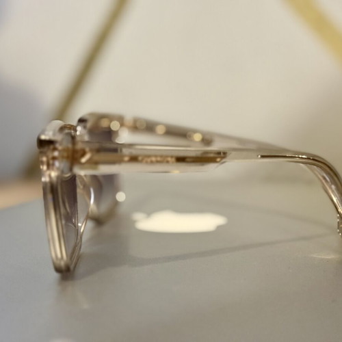 Carrera sunglasses used, crystal gold frame, gradient lenses