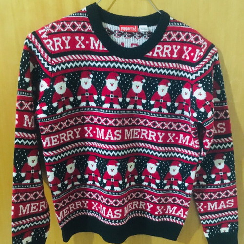 Christmas knitted sweater unused for boys 8-10 years