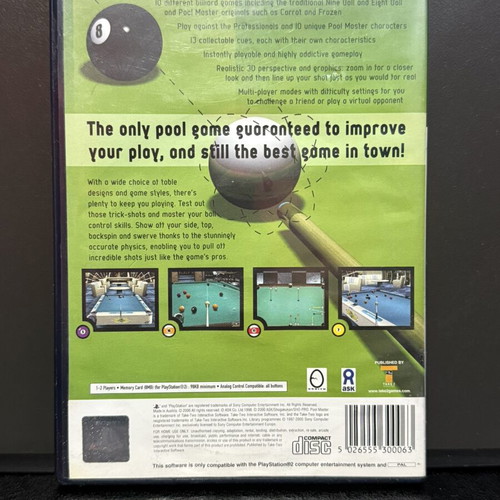 Pool Master PS2 game