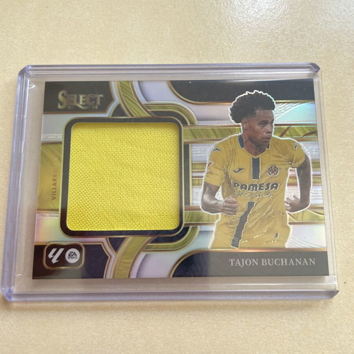 2025-26 Panini Select La Liga Tajon Buchanan Patch card