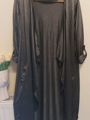 Cotton Candy cardigan tunic used, gray, size M