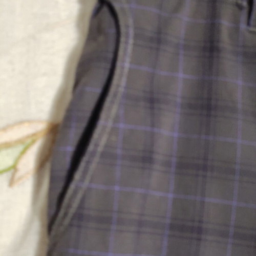 Bergans of Norway Utne Plaid Hiking Shorts Men XL gray purple