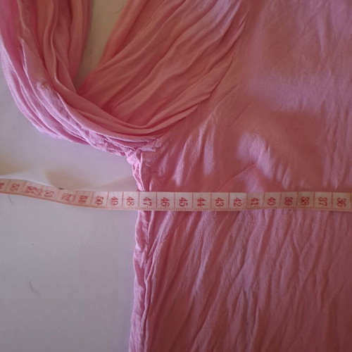 Essentiel Antwerp shirt pink sequin collar used, size S