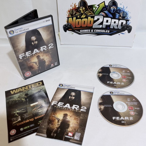 F.E.A.R. 2: Project Origin PC DVD used, adventure horror game