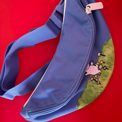 Adidas x Moomin kids waist-crossbody bag new, embroidered