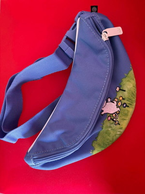 Adidas x Moomin kids waist-crossbody bag new, embroidered