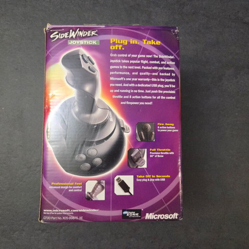 Microsoft SideWinder USB Joystick for PC like new in box