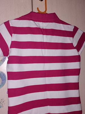 Julia Bergovich summer cotton t-shirt size S like new, white and pink