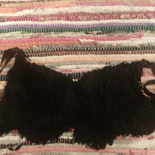 Latin dance outfit like new, black, size 80B and small/medium