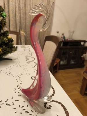 Murano crystal like new, weight 1.3kg
