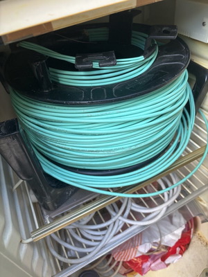 Θωρακισμένο καλώδιο οπτικών ινών OM3-150 5.0mm, 6 πυρήνες, καρούλι 200μ