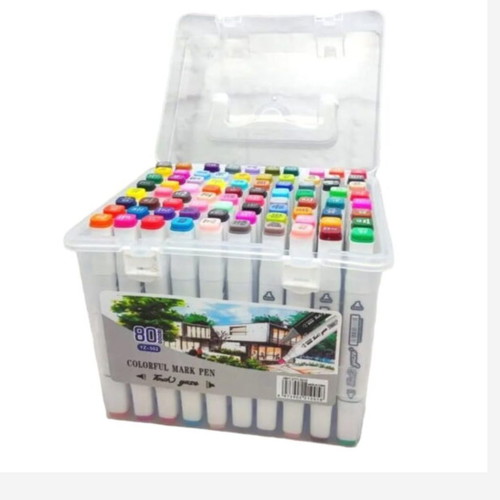 Double-sided painting markers 80pcs YZ-502 new