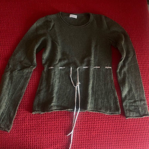 Stefanel wool shirt like new in olive color