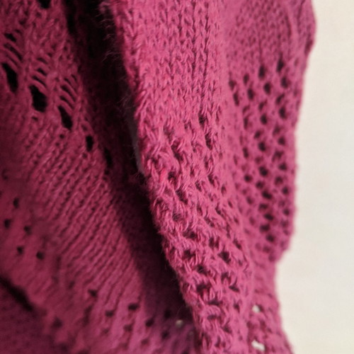 Bordeaux asymmetric Attrativo cardigan used