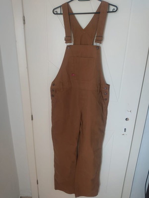 Καφέ παντελόνι με τιράντες Dickies μέγεθος M, σαν καινούργιο
