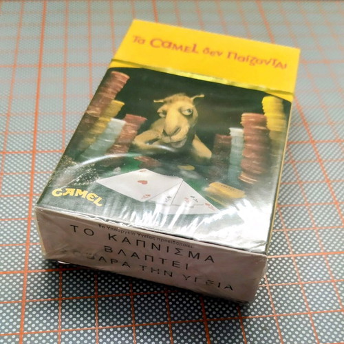 Collectible sealed Camel playing cards new
