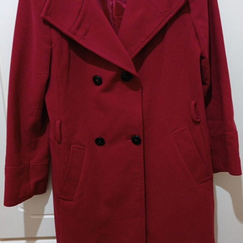 Coat new, red, size L/XL