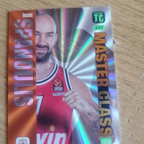 Master Class Spanoulis collectible card like new