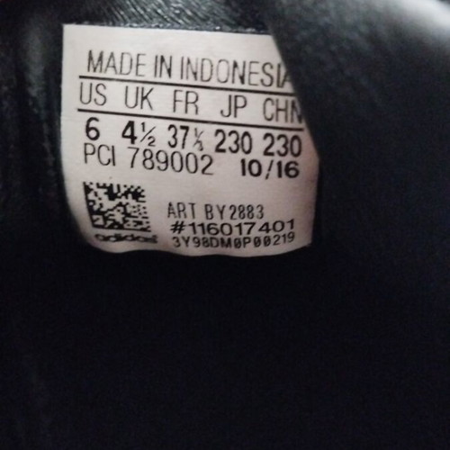 Adidas sports shoes used, black, size 37.5