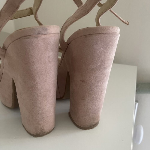 Alta Moda platform sandals size 38 used, pink, 15 cm heel