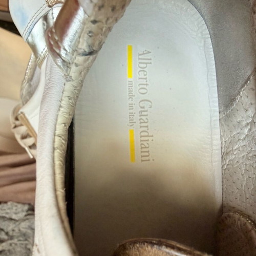 Alberto Guardiani sneakers athletic like new, size 38, gold and silver