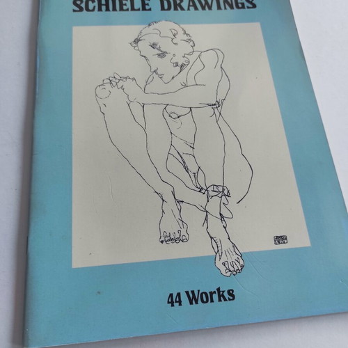 Schiele drawings like new, 44 black and white sketches