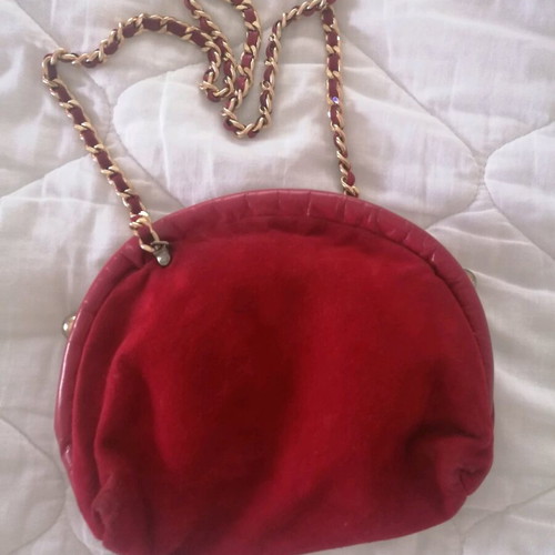 Small shoulder bag real leather like new