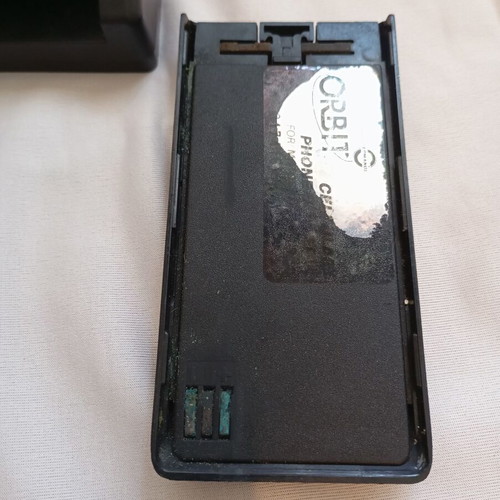 Motorola Flare GSM vintage mobile phone with charging base used