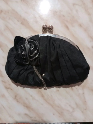 Black formal bag new, dimensions 20x16cm
