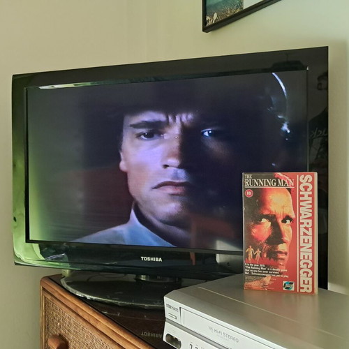 The Running Man VHS like new, Pal edition 1987
