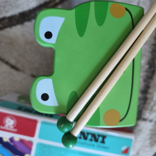 Top Bright wooden frog xylophone used