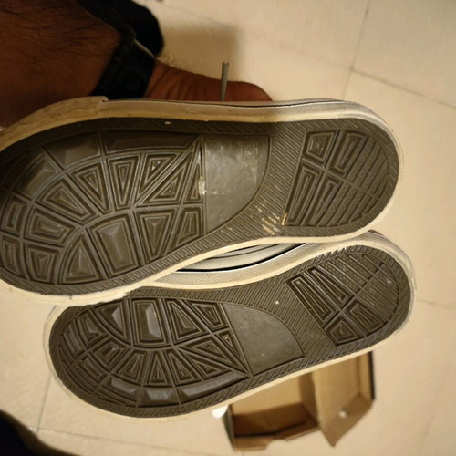 Children's canvas boot shoes size 22 like new, black